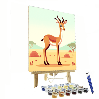 Inquisitive Impala Number Painting