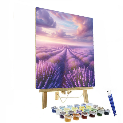 Serene Lavender Dream Number Painting