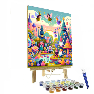 Magical Garden Creatures Painting By Numbers Kit