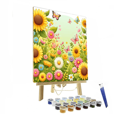 Nature's Whimsy Garden Escape Numbered Painting Kits