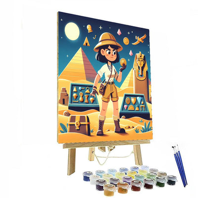 Mystery Of The Pharaoh's Tomb Paint By Color