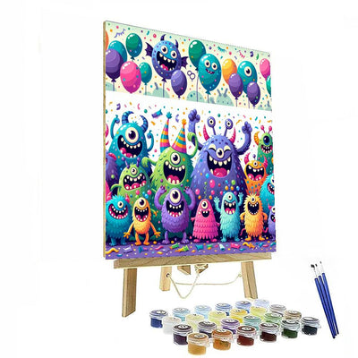 Silly Monster Adventures Paint By Color