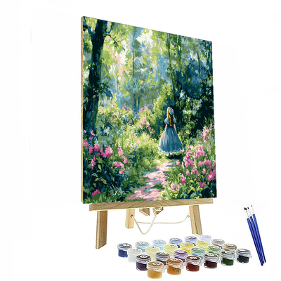 Alice's Enchanted Garden - Disney Inspired Painting Number Kit