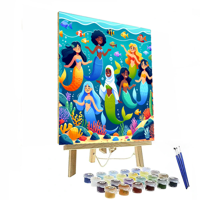 Magical Mermaid Kingdom Paint By Numbers Kits