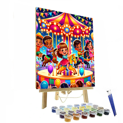 Magical Carnival Fun Painting By Numbers Kit