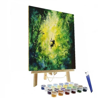 Tarzan's Jungle Exploration - Disney Inspired Painting Number Kit