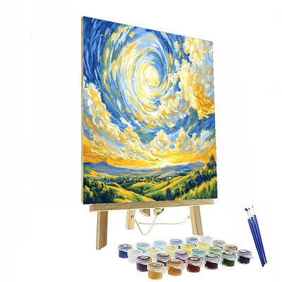 Vincent Van Gogh Inspired Ethereal Summer Sky  Paint By Numbers Kits