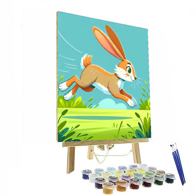 Hopping Hare Painting By Numbers Kit