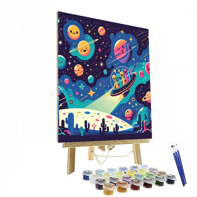 Mystic Space Journey Paint By Numbers