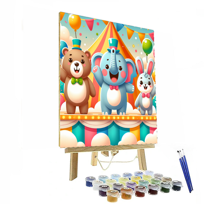 Adorable Animal Parade Paint By Numbers Kits