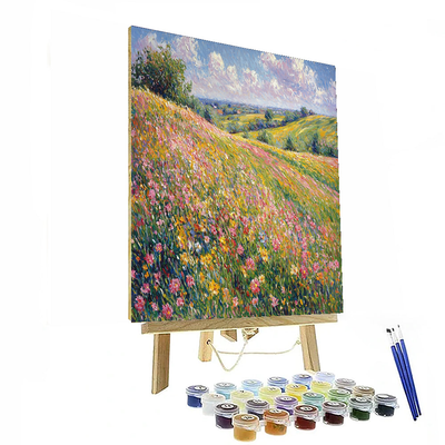 Claude Monet Inspired Joyful Meadows  Painting By Numbers Kit