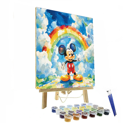 Mickey Mouse's Magic Rainbow - Disney Inspired Paint By Color