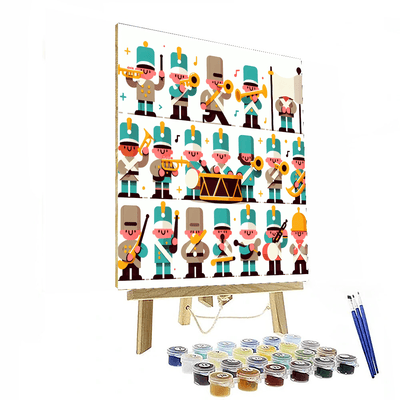 Toy Soldier March Painting Number Kit