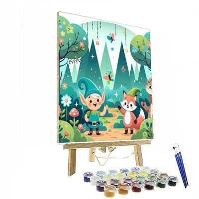 Magic Forest Adventure Paint By Numbers