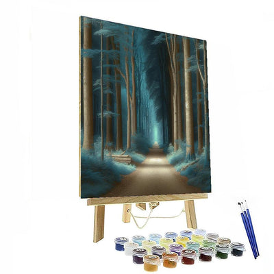 Twilight Forest Path Paint By Numbers