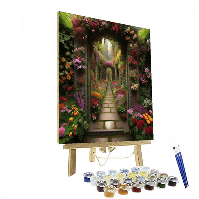 Secret Garden Entrance Painting Number Kit