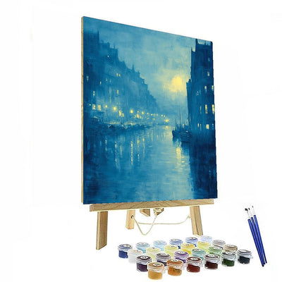 Whistler Inspired Whistler's Quiet City  Number Painting
