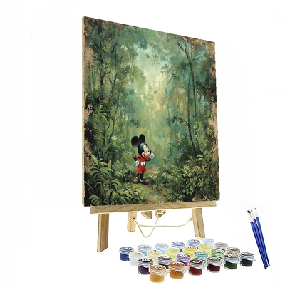 Mickey Mouse And The Enchanted Forest Adventure - Disney Inspired Paint By Color