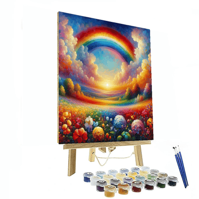 Radiant Rainbow Paradise Painting By Numbers Kit