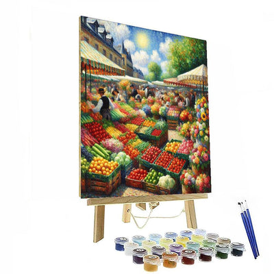 Sunny Market Stroll Numbered Painting Kits