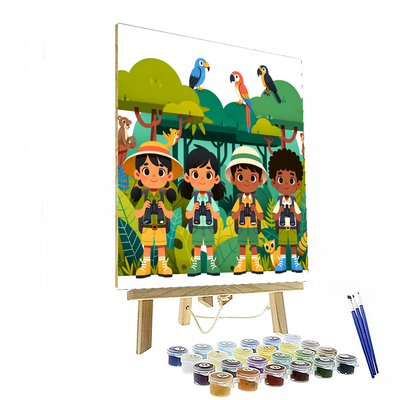 Eco Explorers: Rainforest Rescue Paint By Number