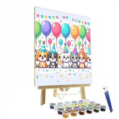 Puppy Parade Adventure Paint By Color