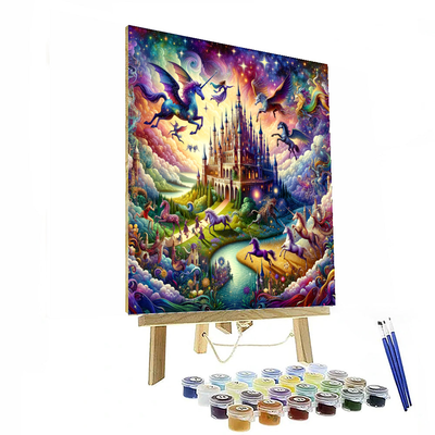 Magical Fantasy Realm Painting Number Kit