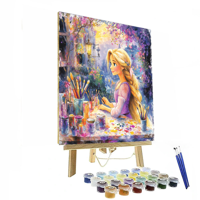 Rapunzel's Artistic Studio - Disney Inspired Number Painting