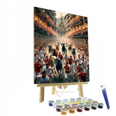 The Festival Of San Fermin Paint By Numbers