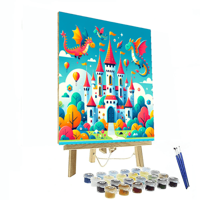 Enchanted Castle Journey Paint By Numbers Art