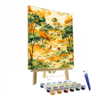 Lion King Simba Safari - Disney Inspired Numbered Painting Kits