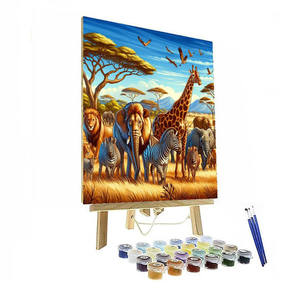 Wild Savannah Safari Paint By Number