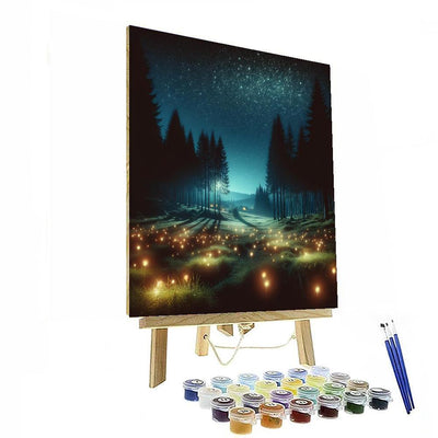 Enchanting Starry Glade Numbered Painting Kits