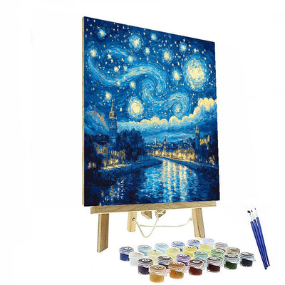 Vincent Van Gogh Inspired Nightfall Dreams  Paint By Numbers