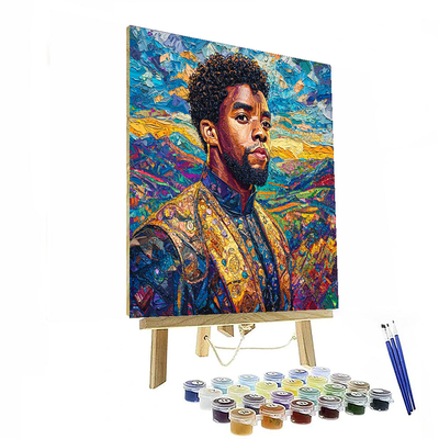 Chadwick Boseman: The Legendary King Of Wakanda Paint By Numbers