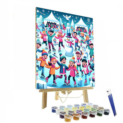 Winter Ice Festival Paint By Numbers