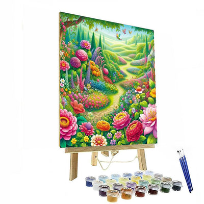 Fantastical Fairytale Garden DIY Paint By Numbers