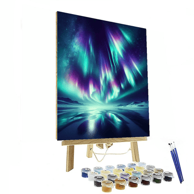 Enchanting Northern Lights Painting Number Kit