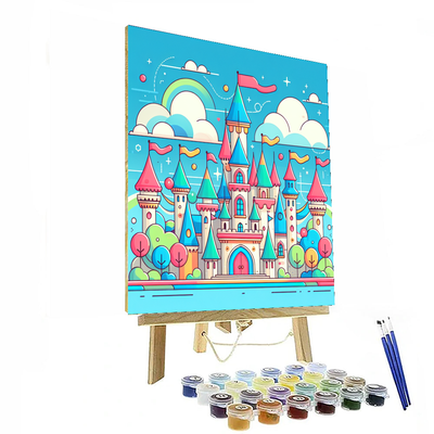 Dreamy Castle Painting Number Kit