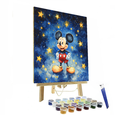 Mickey's Starry Adventure - Disney Inspired Paint By Numbers Art