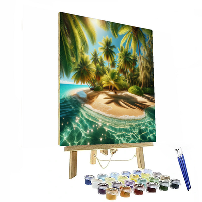 Tropical Island Escape Paint By Numbers