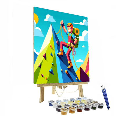 Mighty Mountain Climber Paint By Color