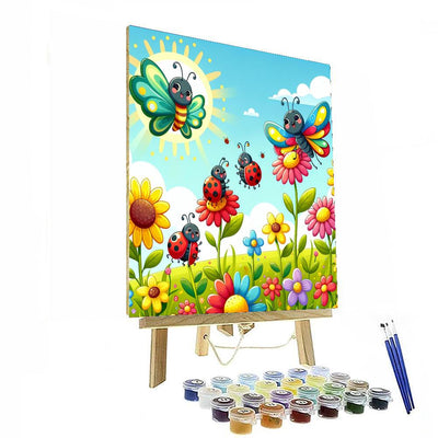 Garden Of Insects Paint By Color