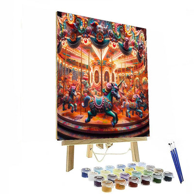 Wonderland Carousel Paint By Numbers Kits