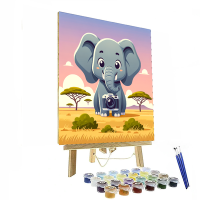 Safari Elephant Explorer Paint By Color