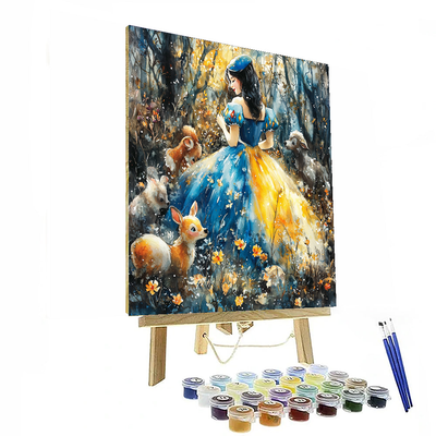 Snow White's Woodland Escape - Disney Inspired Paint By Numbers Art