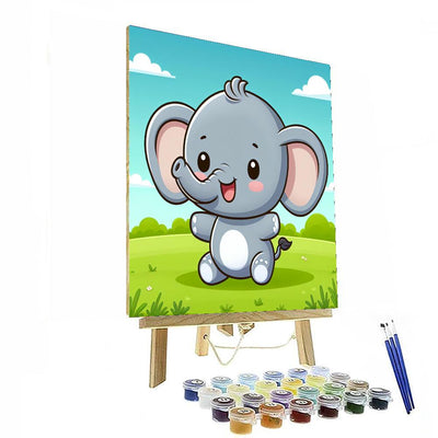 Gentle Elephant Parade DIY Paint By Numbers