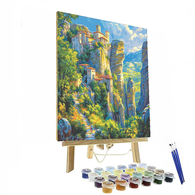 Meteora Monasteries Numbered Painting Kits