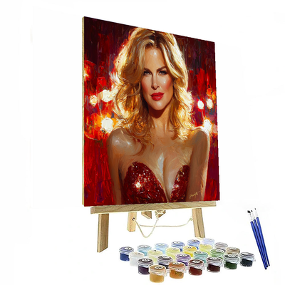 Nicole Kidman: Elegance Woven In Silver Screens Numbered Painting Kits