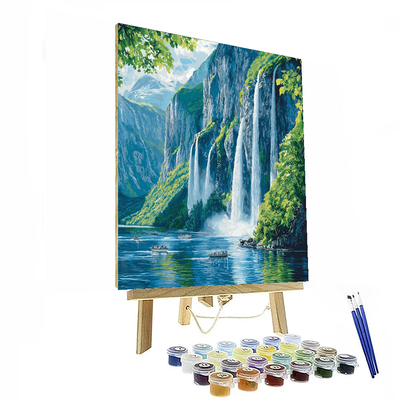 Geirangerfjord - Geiranger Painting Number Kit